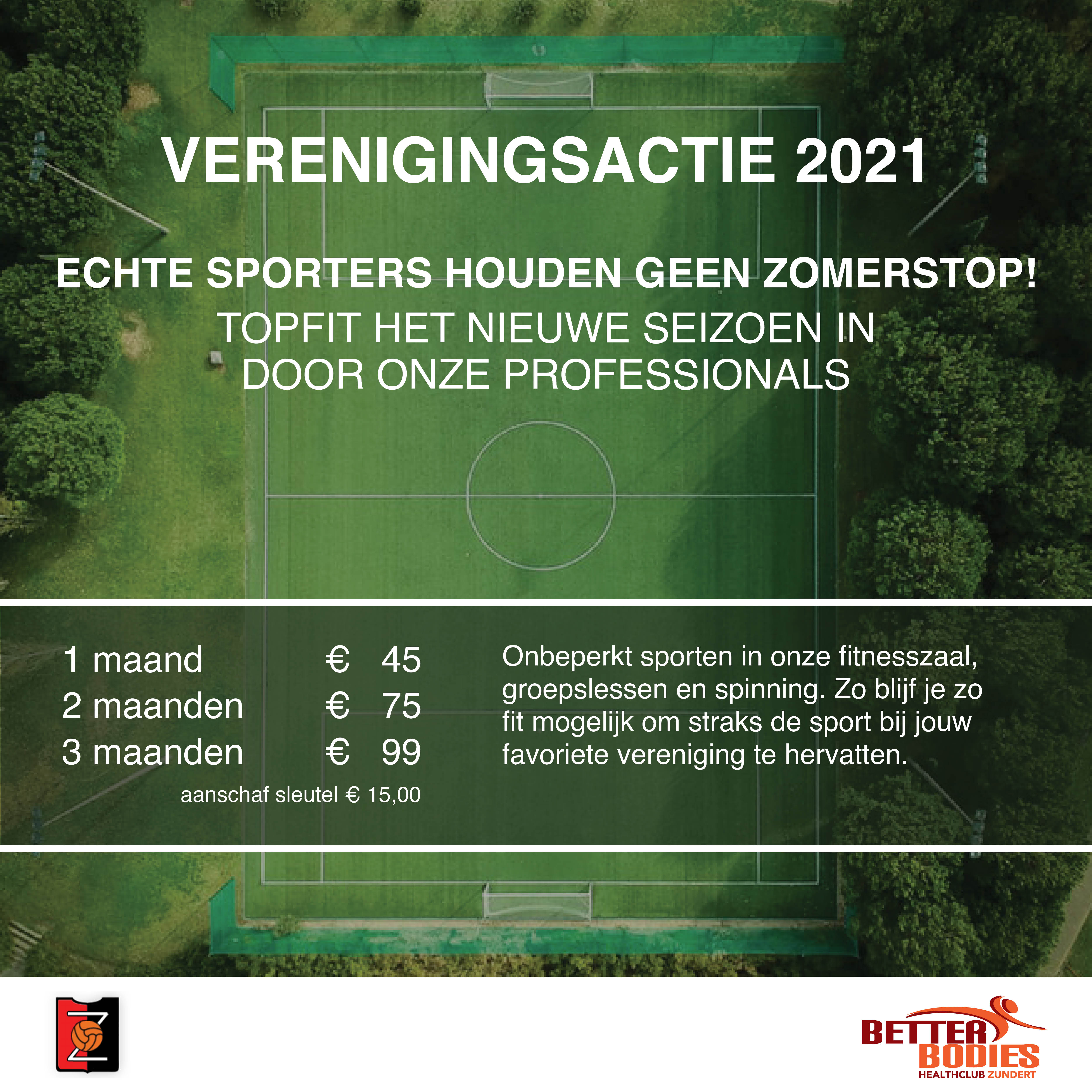 Door sporten in de zomerstop!