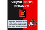 Vrijwilligers bedankt!